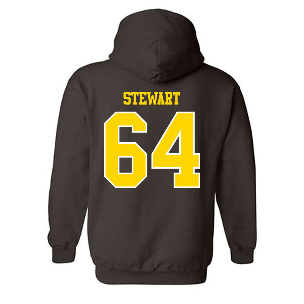Western Michigan - NCAA Football : Race Stewart - Classic Shersey Hooded Sweatshirt-1
