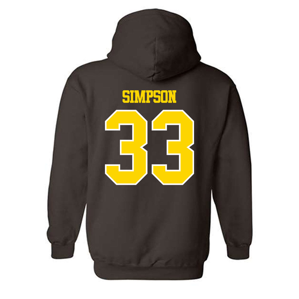 Western Michigan - NCAA Women's Soccer : Ella Simpson - Classic Shersey Hooded Sweatshirt-1