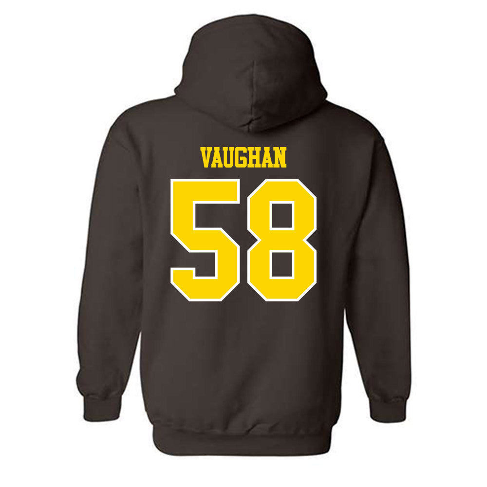 Western Michigan - NCAA Football : Liam Vaughan - Classic Shersey Hooded Sweatshirt-1