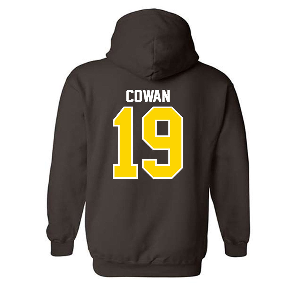 Western Michigan - NCAA Men's Ice Hockey : Bobby Cowan - Classic Shersey Hooded Sweatshirt-1