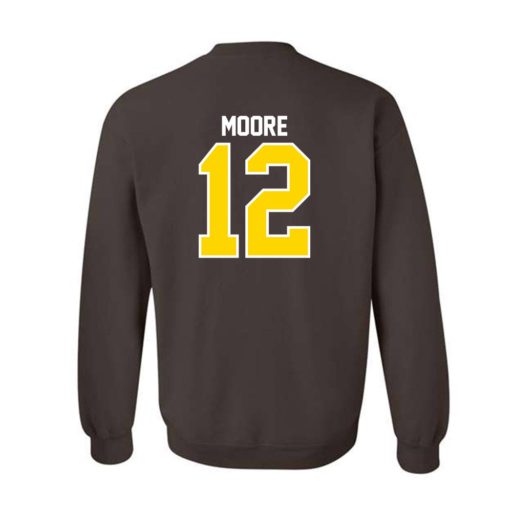 Western Michigan - NCAA Football : Dillon Moore - Classic Shersey Crewneck Sweatshirt-1