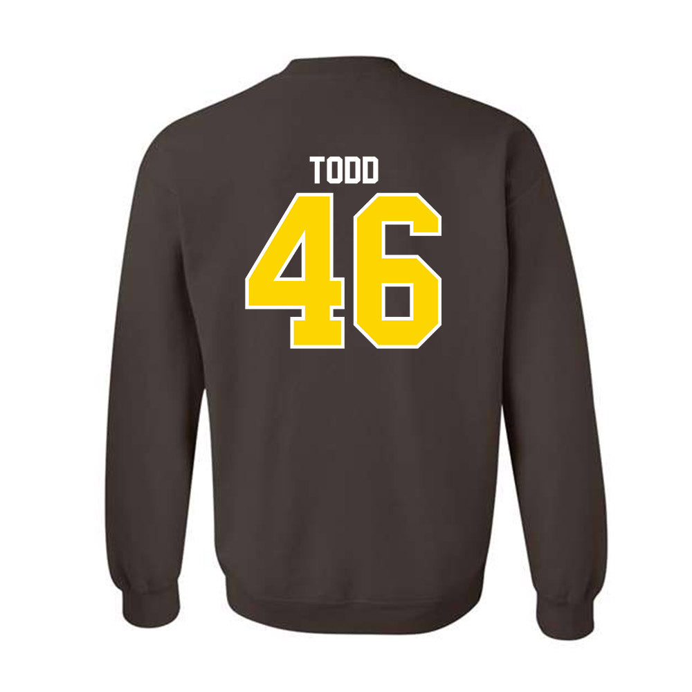 Western Michigan - NCAA Football : RJ Todd - Classic Shersey Crewneck Sweatshirt-1