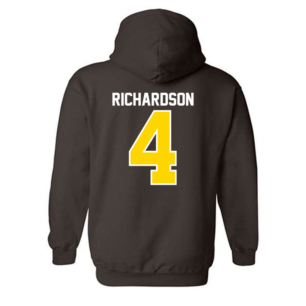 Western Michigan - NCAA Women's Basketball : DeAhna Richardson - Classic Shersey Hooded Sweatshirt-1