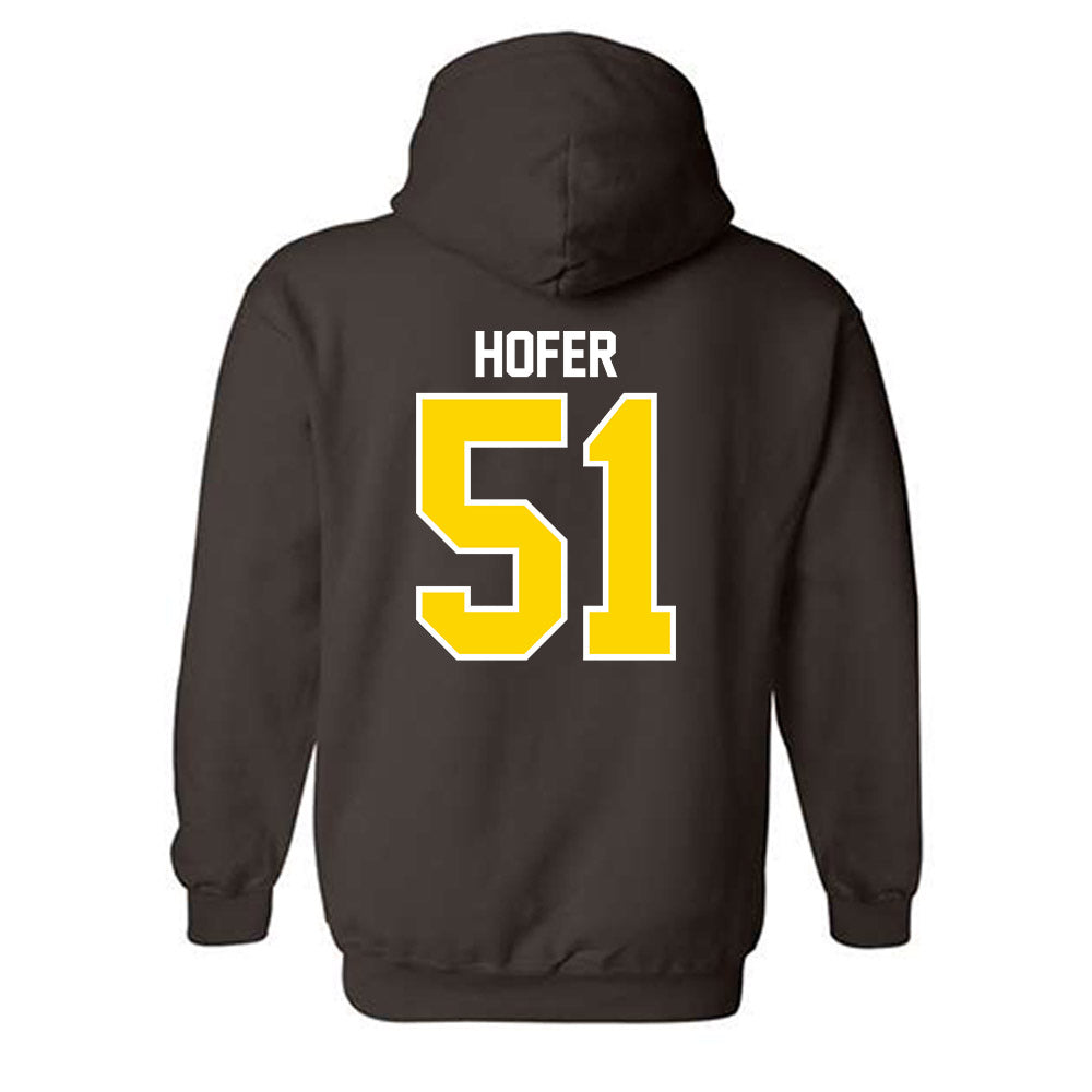 Western Michigan - NCAA Football : John Hofer - Classic Shersey Hooded Sweatshirt-1