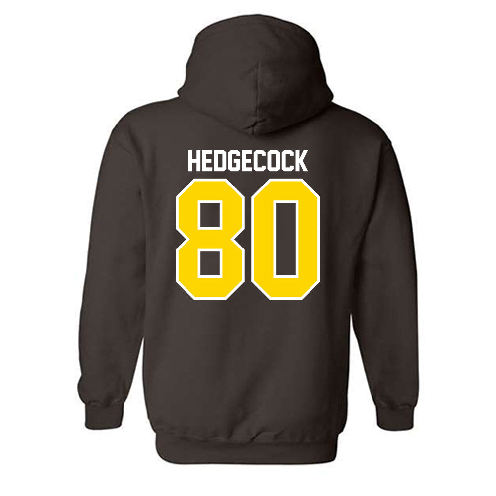 Western Michigan - NCAA Football : Cameron Hedgecock - Classic Shersey Hooded Sweatshirt-1