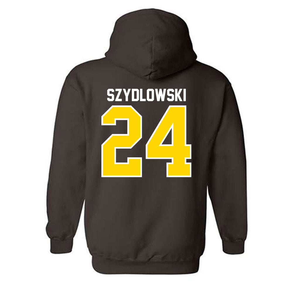 Western Michigan - NCAA Men's Ice Hockey : Garrett Szydlowski - Classic Shersey Hooded Sweatshirt-1