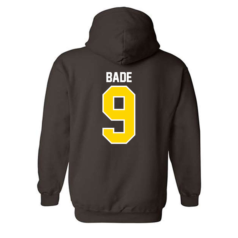 Western Michigan - NCAA Men's Ice Hockey : Zach Bade - Classic Shersey Hooded Sweatshirt-1