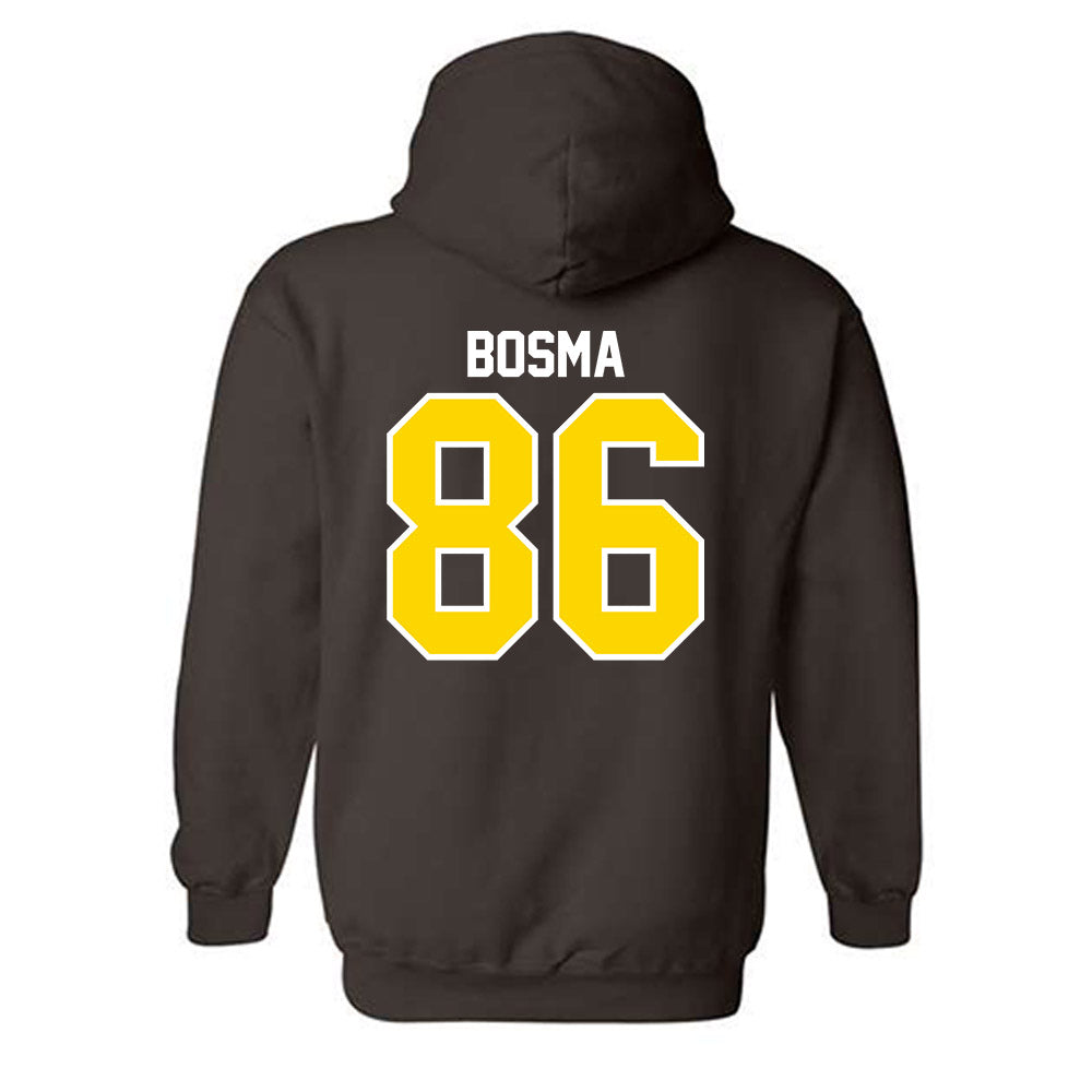 Western Michigan - NCAA Football : Blake Bosma - Classic Shersey Hooded Sweatshirt-1