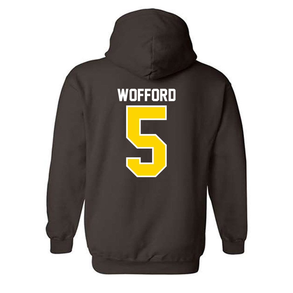 Western Michigan - NCAA Football : Aaron Wofford - Classic Shersey Hooded Sweatshirt-1