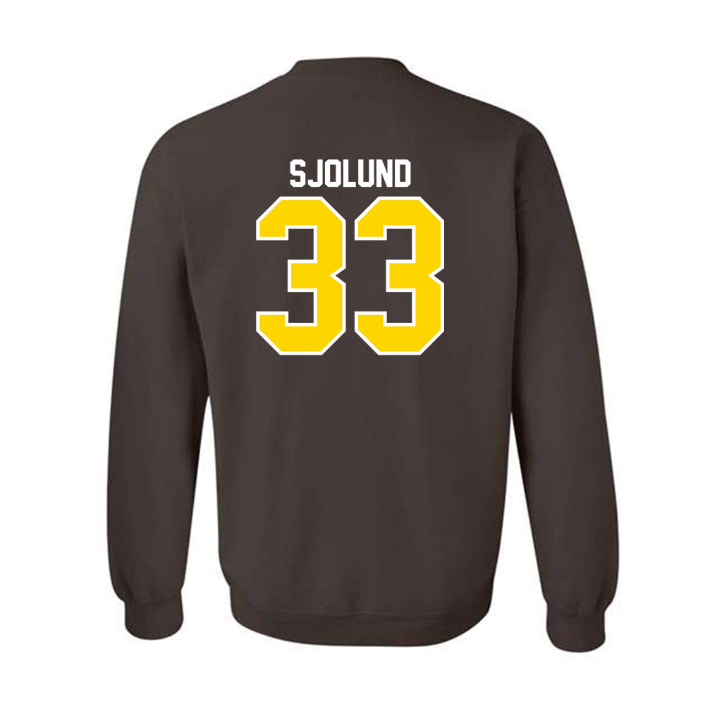 Western Michigan - NCAA Men's Ice Hockey : Samuel Sjolund - Classic Shersey Crewneck Sweatshirt-1