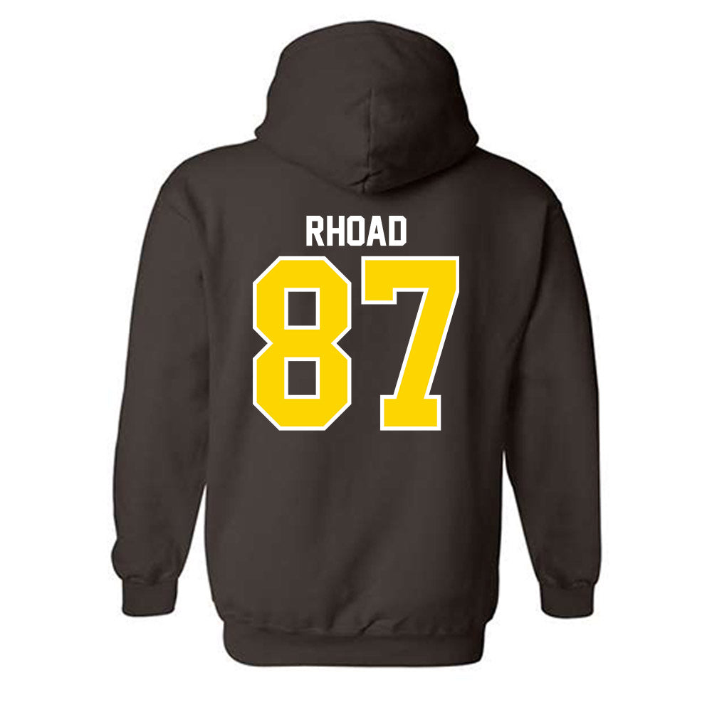 Western Michigan - NCAA Football : Brady Rhoad - Classic Shersey Hooded Sweatshirt-1