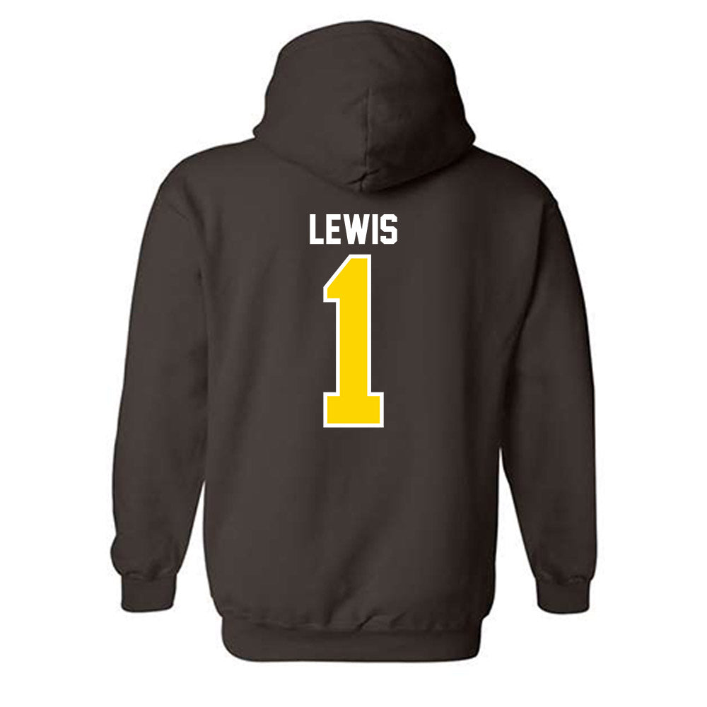 Western Michigan - NCAA Men's Basketball : Trey Lewis - Classic Shersey Hooded Sweatshirt-1