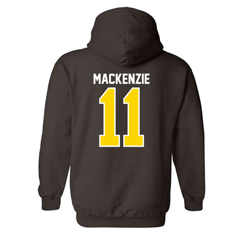 Western Michigan - NCAA Men's Ice Hockey : Tyler MacKenzie - Classic Shersey Hooded Sweatshirt-1