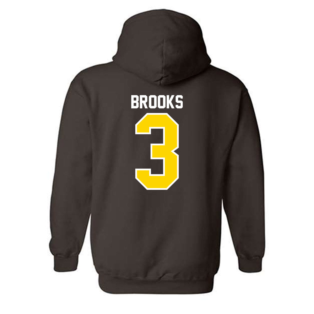 Western Michigan - NCAA Football : Baylin Brooks - Classic Shersey Hooded Sweatshirt-1