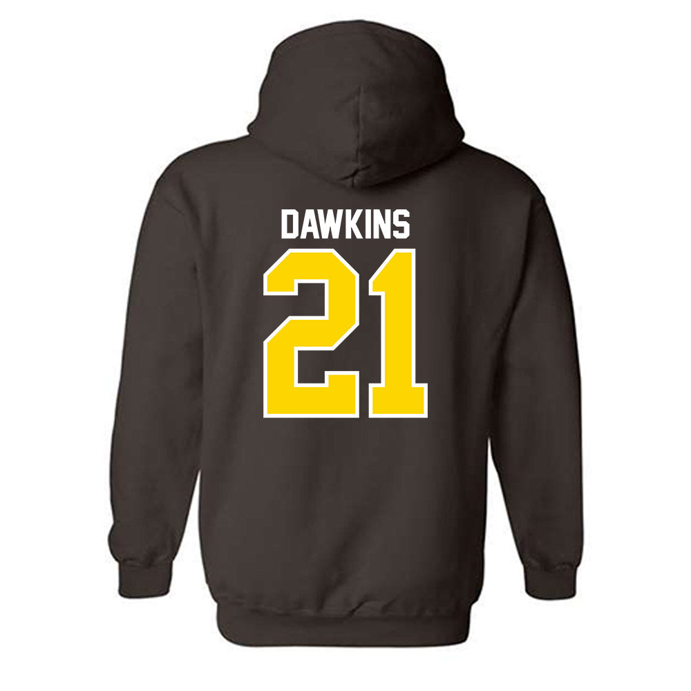 Western Michigan - NCAA Football : Chase Dawkins - Classic Shersey Hooded Sweatshirt-1
