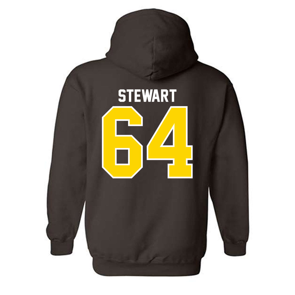 Western Michigan - NCAA Football : Race Stewart - Classic Shersey Hooded Sweatshirt-1