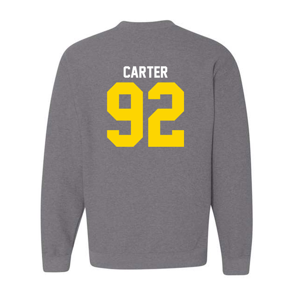 Western Michigan - NCAA Football : Gian Carter - Classic Shersey Crewneck Sweatshirt-1