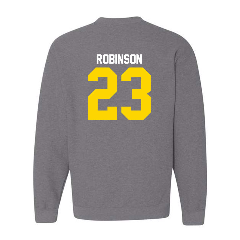 Western Michigan - NCAA Football : Larry Robinson - Classic Shersey Crewneck Sweatshirt-1