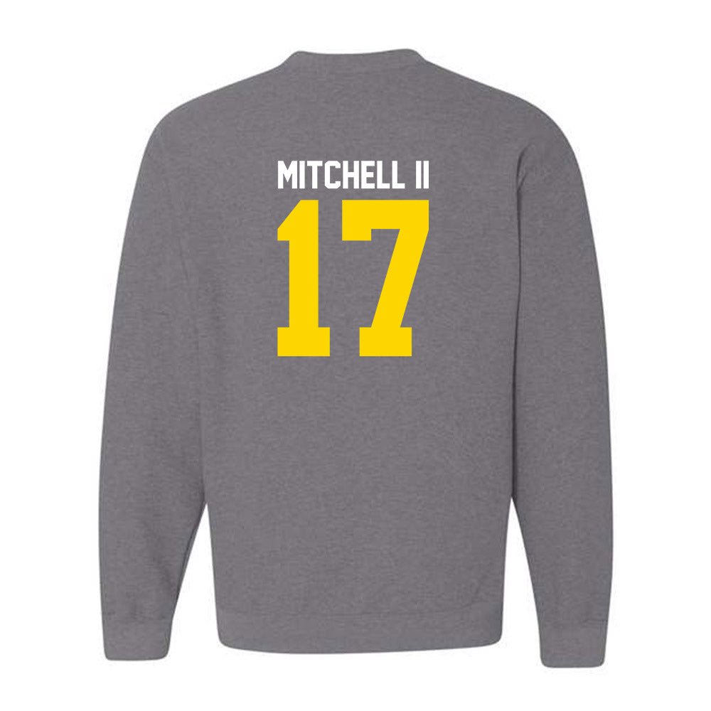 Western Michigan - NCAA Football : Jason Mitchell II - Classic Shersey Crewneck Sweatshirt-1