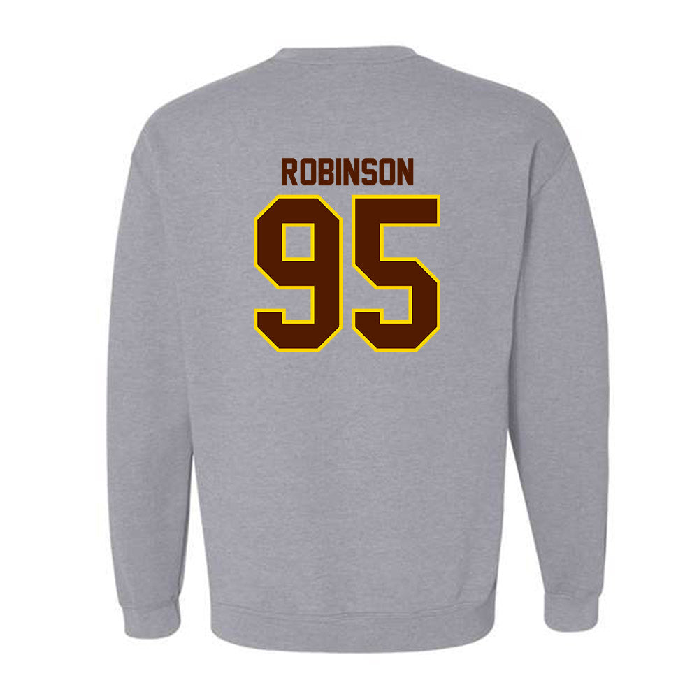 Western Michigan - NCAA Football : DeShawn Robinson - Classic Shersey Crewneck Sweatshirt-1
