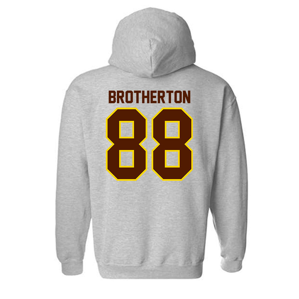 Western Michigan - NCAA Football : Ryan Brotherton - Classic Shersey Hooded Sweatshirt-1