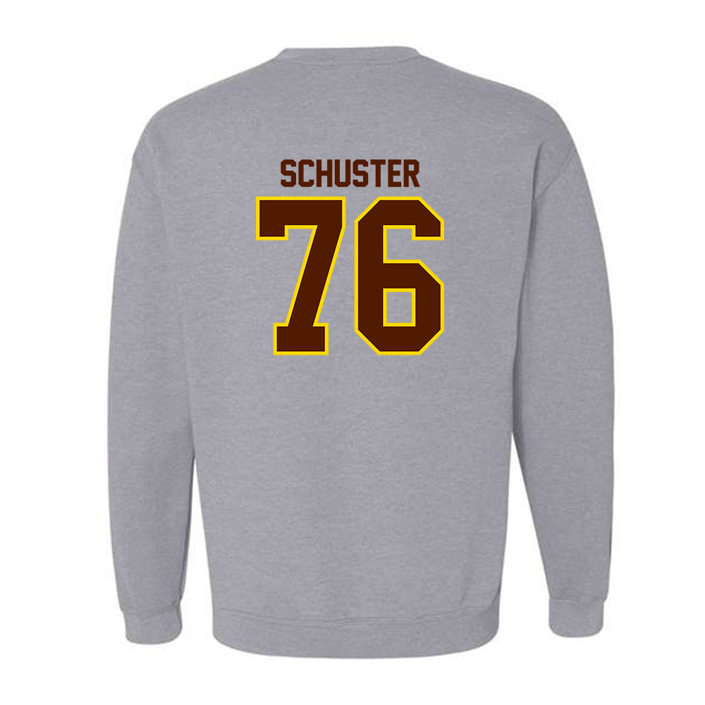 Western Michigan - NCAA Football : Chad Schuster - Classic Shersey Crewneck Sweatshirt-1