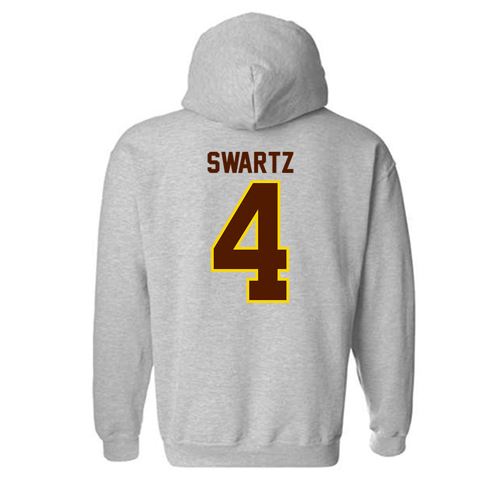 Western Michigan - NCAA Men's Basketball : Brady Swartz - Classic Shersey Hooded Sweatshirt-1