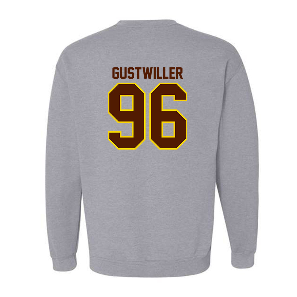 Western Michigan - NCAA Football : Dalton Gustwiller - Classic Shersey Crewneck Sweatshirt-1