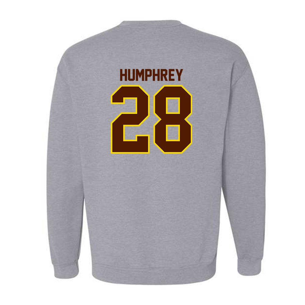 Western Michigan - NCAA Men's Ice Hockey : Ryan Humphrey - Classic Shersey Crewneck Sweatshirt-1