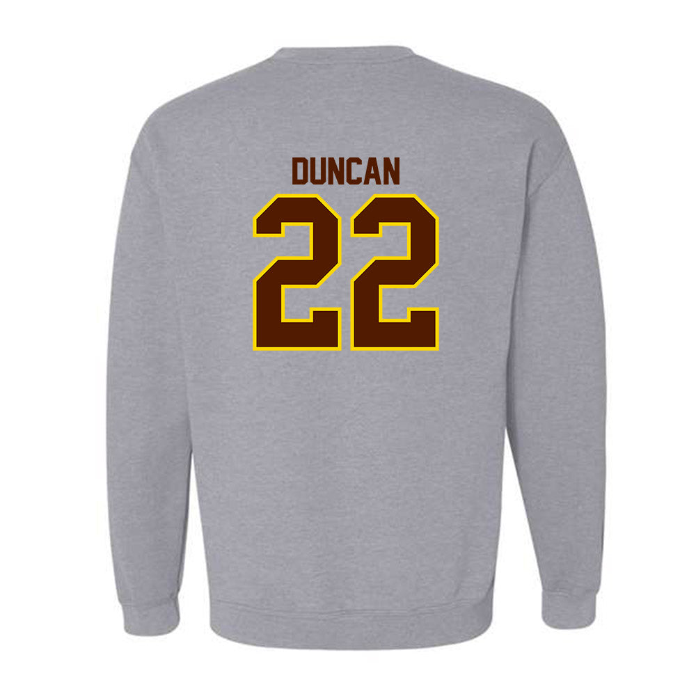 Western Michigan - NCAA Softball : Bella Duncan - Classic Shersey Crewneck Sweatshirt-1