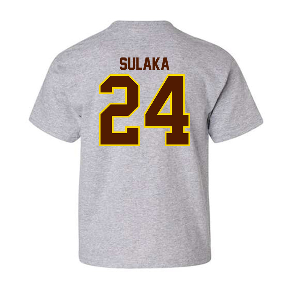 Western Michigan - NCAA Men's Basketball : Michael Sulaka - Classic Shersey Youth T-Shirt-1