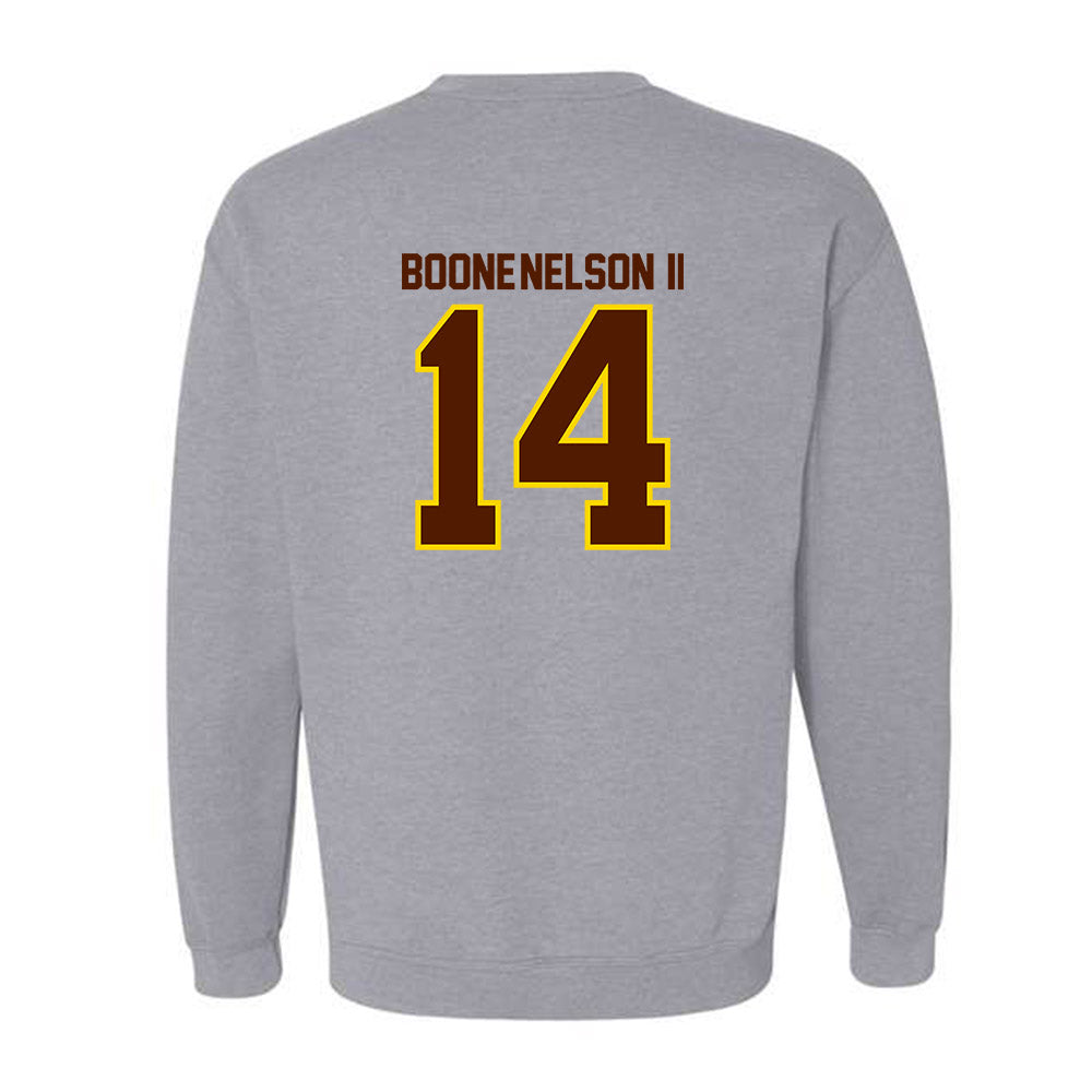 Western Michigan - NCAA Football : Keivin Boone-Nelson II - Classic Shersey Crewneck Sweatshirt-1