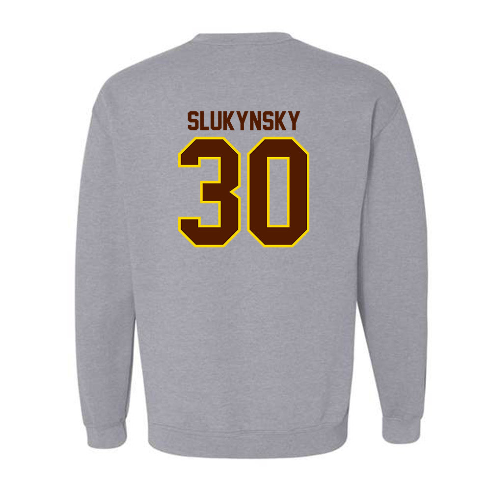 Western Michigan - NCAA Men's Ice Hockey : Hampton Slukynsky - Classic Shersey Crewneck Sweatshirt-1