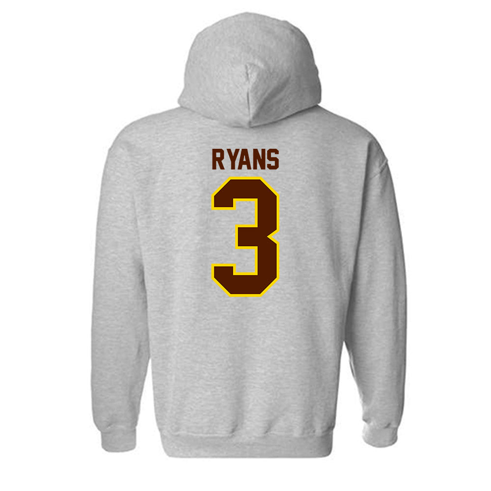Western Michigan - NCAA Men's Basketball : EJ Ryans - Classic Shersey Hooded Sweatshirt-1