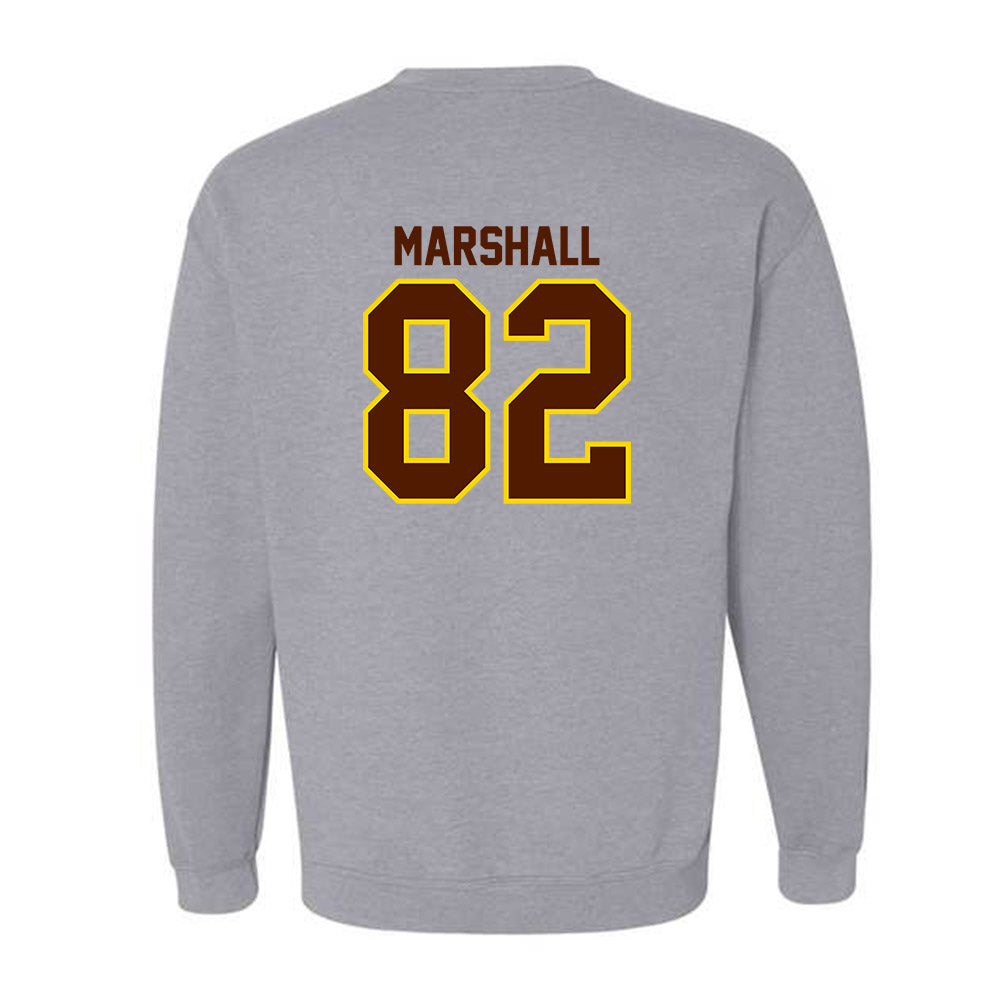 Western Michigan - NCAA Football : Terence Marshall - Classic Shersey Crewneck Sweatshirt-1