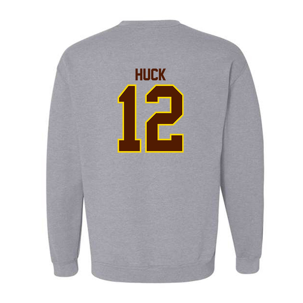 Western Michigan - NCAA Men's Ice Hockey : Samuel Huck - Classic Shersey Crewneck Sweatshirt-1