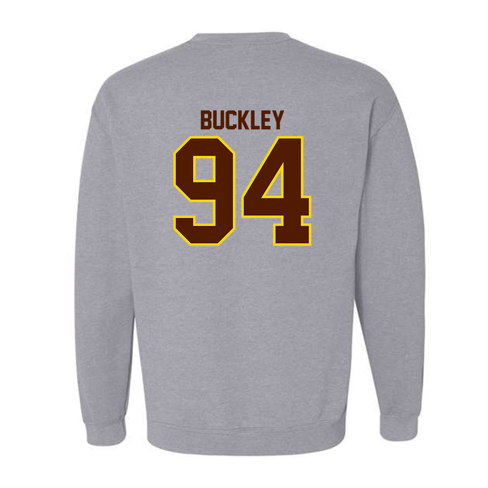 Western Michigan - NCAA Football : Jordan Buckley - Classic Shersey Crewneck Sweatshirt-1