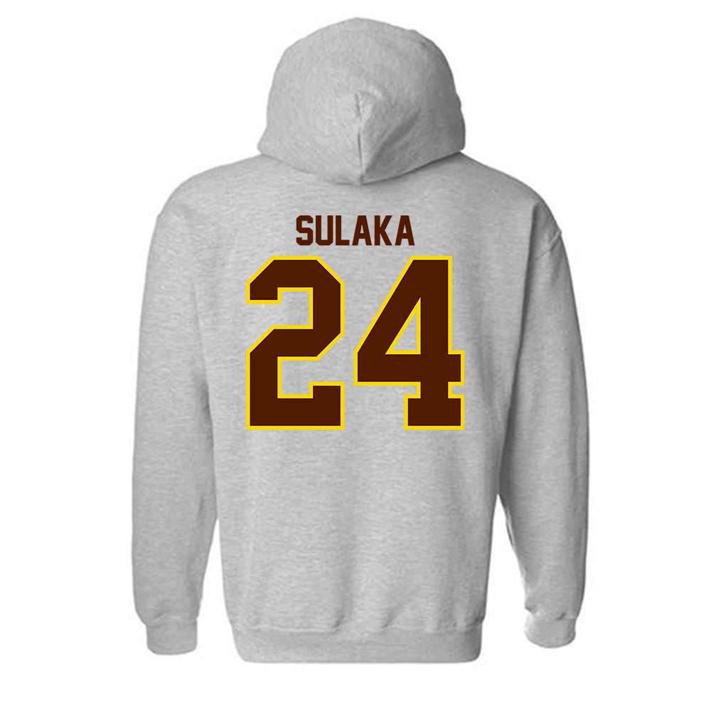 Western Michigan - NCAA Men's Basketball : Michael Sulaka - Classic Shersey Hooded Sweatshirt-1