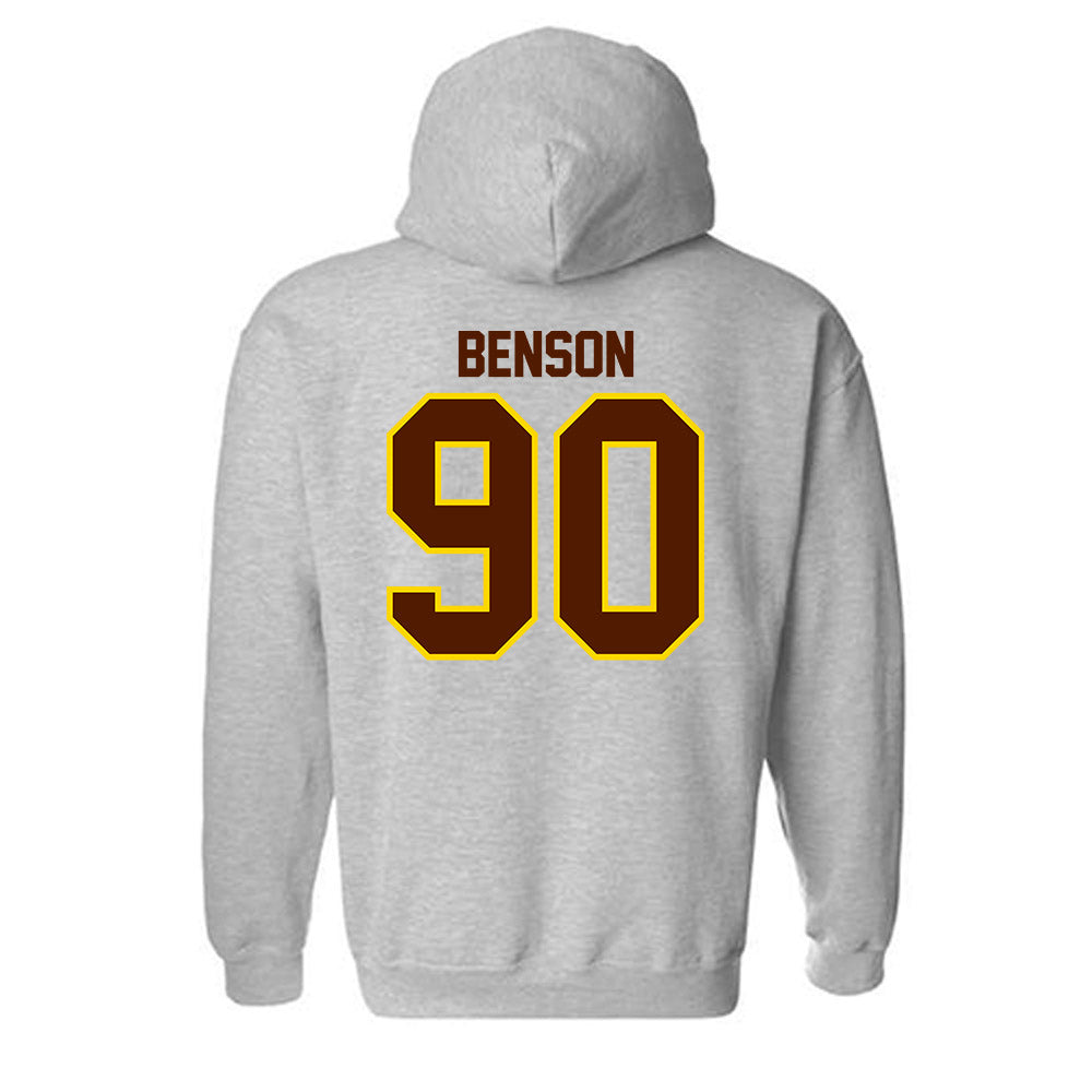 Western Michigan - NCAA Football : Jori Benson - Classic Shersey Hooded Sweatshirt-1