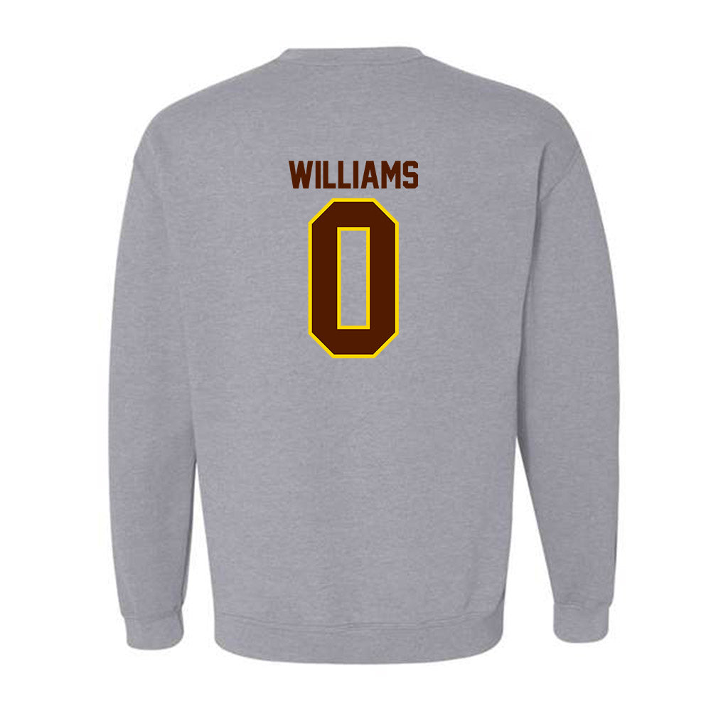 Western Michigan - NCAA Football : Talique Williams - Classic Shersey Crewneck Sweatshirt-1