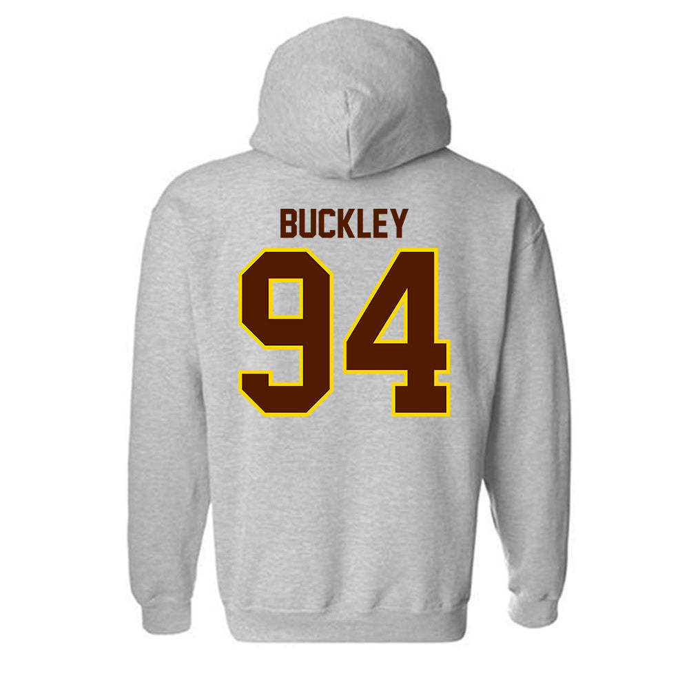 Western Michigan - NCAA Football : Jordan Buckley - Classic Shersey Hooded Sweatshirt-1