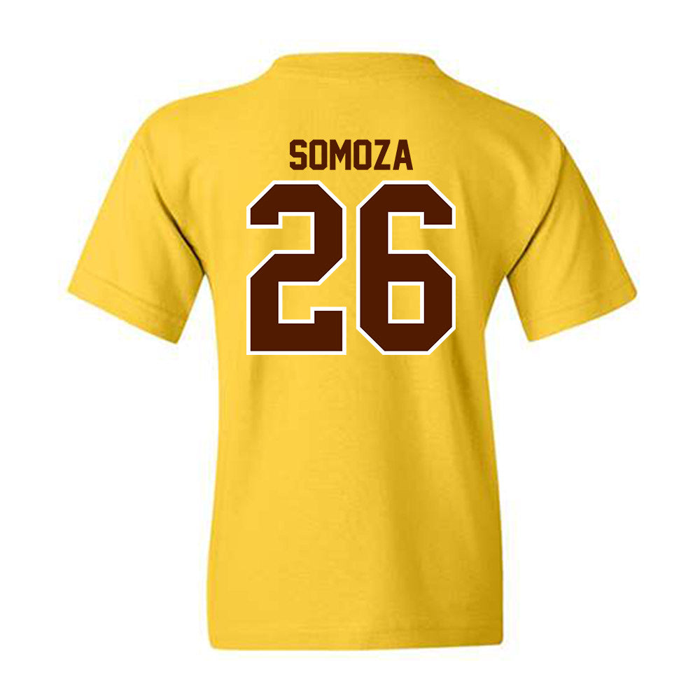 Western Michigan - NCAA Men's Ice Hockey : Ean Somoza - Classic Shersey Youth T-Shirt-1