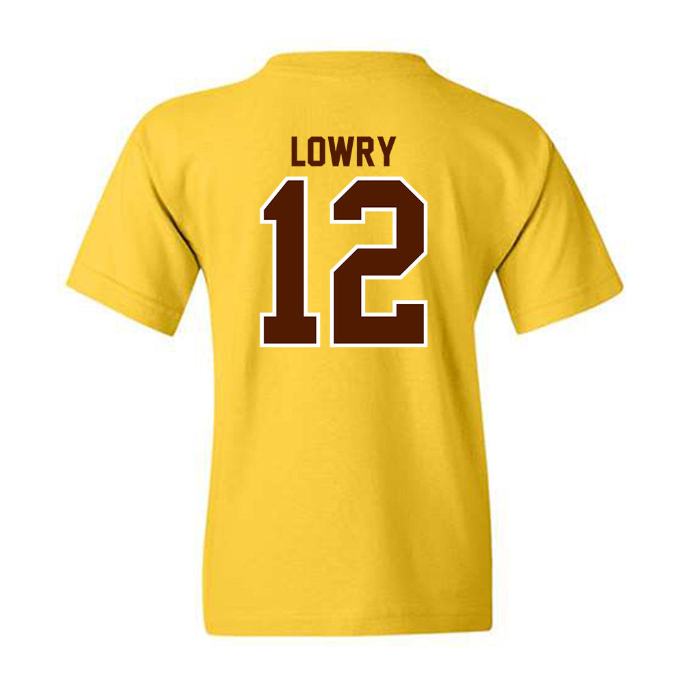 Western Michigan - NCAA Football : Broc Lowry - Classic Shersey Youth T-Shirt-1