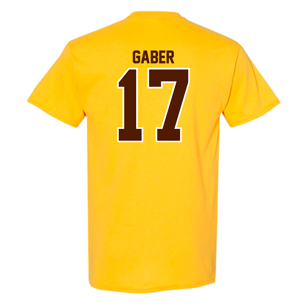 Western Michigan - NCAA Baseball : Reese Gaber - Classic Shersey T-Shirt-1