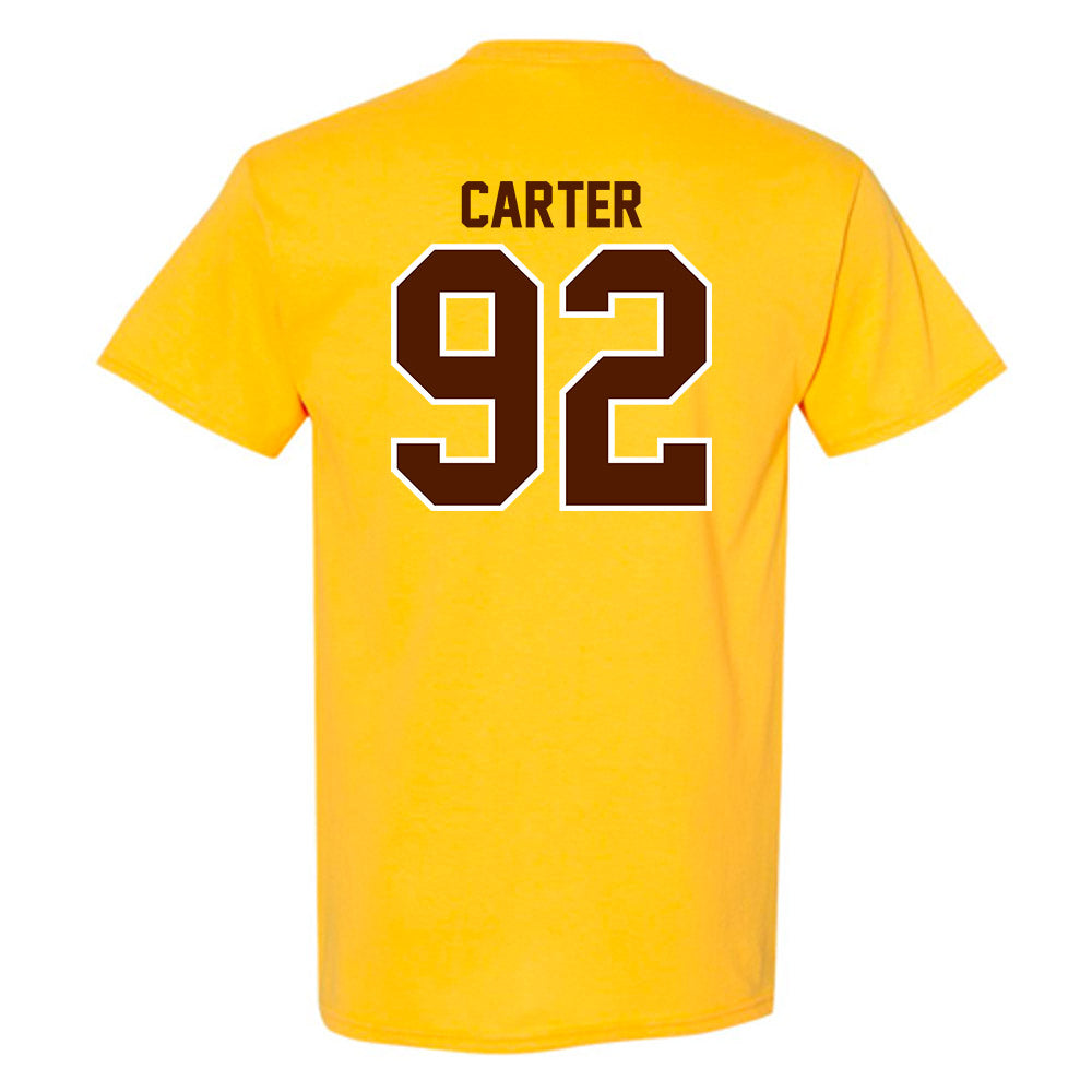 Western Michigan - NCAA Football : Gian Carter - Classic Shersey T-Shirt-1