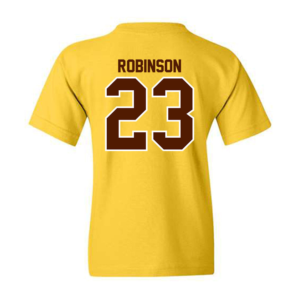 Western Michigan - NCAA Football : Larry Robinson - Classic Shersey Youth T-Shirt-1