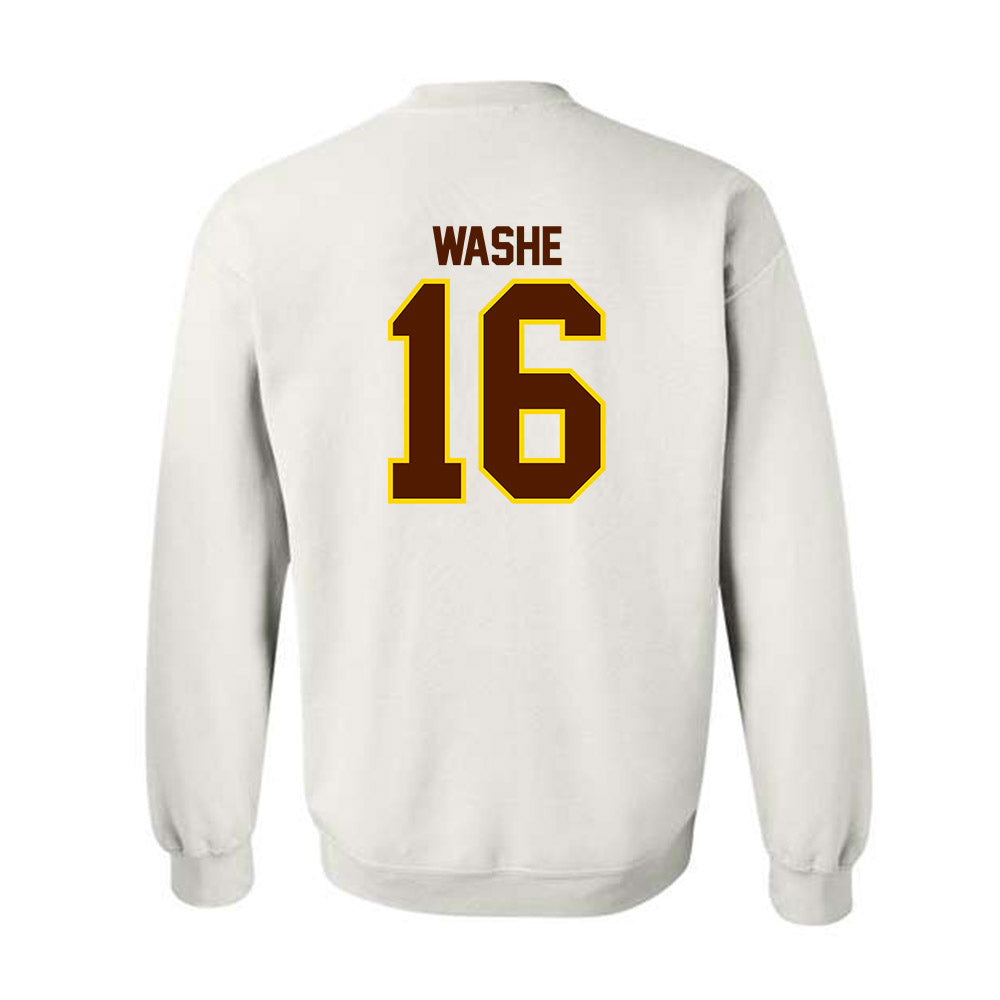 Western Michigan - NCAA Men's Ice Hockey : Tim Washe - Classic Shersey Crewneck Sweatshirt-1