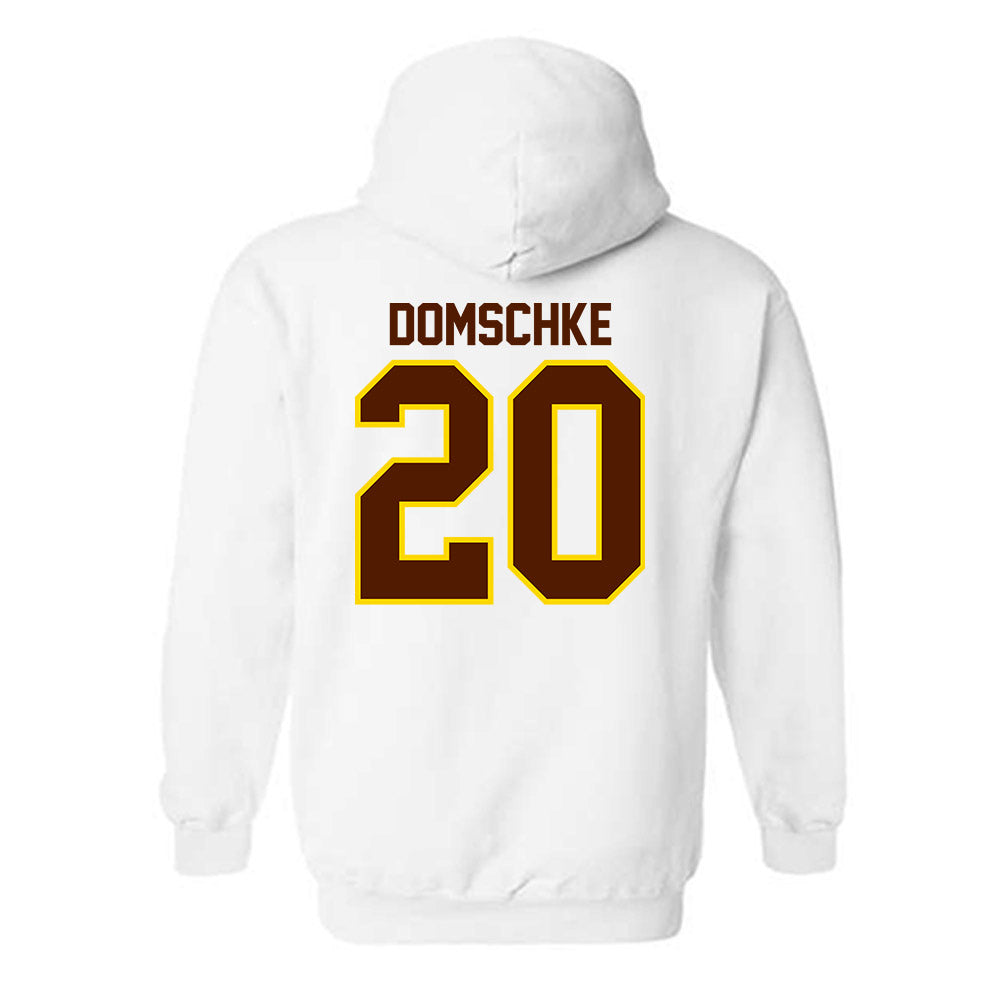 Western Michigan - NCAA Football : Palmer Domschke - Classic Shersey Hooded Sweatshirt-1