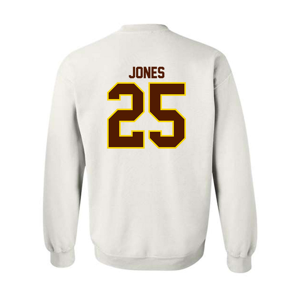 Western Michigan - NCAA Football : Justin Jones - Classic Shersey Crewneck Sweatshirt-1