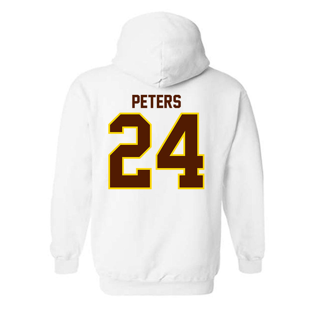 Western Michigan - NCAA Football : John Peters - Classic Shersey Hooded Sweatshirt-1
